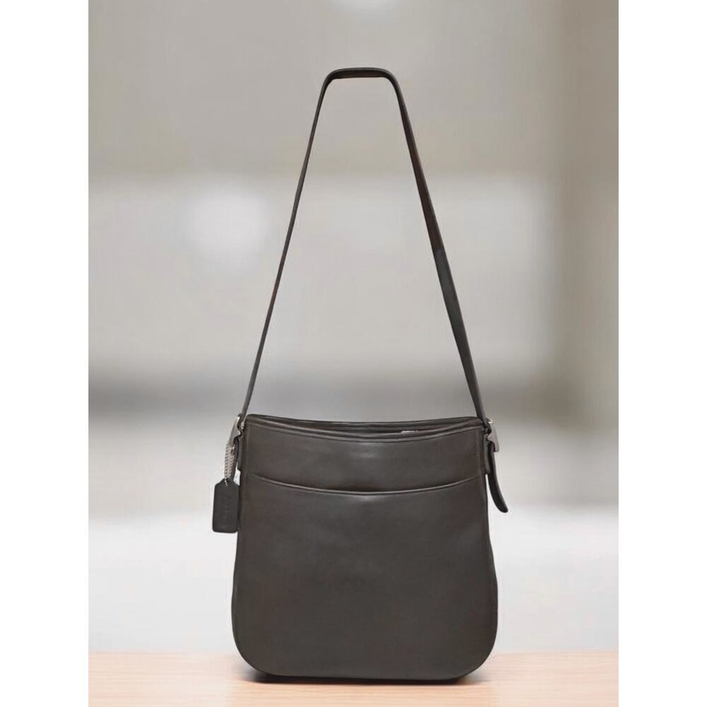 Vintage Coach 6003 Dark Grey Chelsea Hobo Bag - Picture 1 of 11